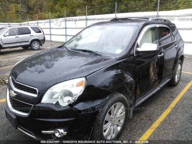 2CNFLGEC9B6233281 - 2011 CHEVROLET EQUINOX LTZ BLACK photo 2