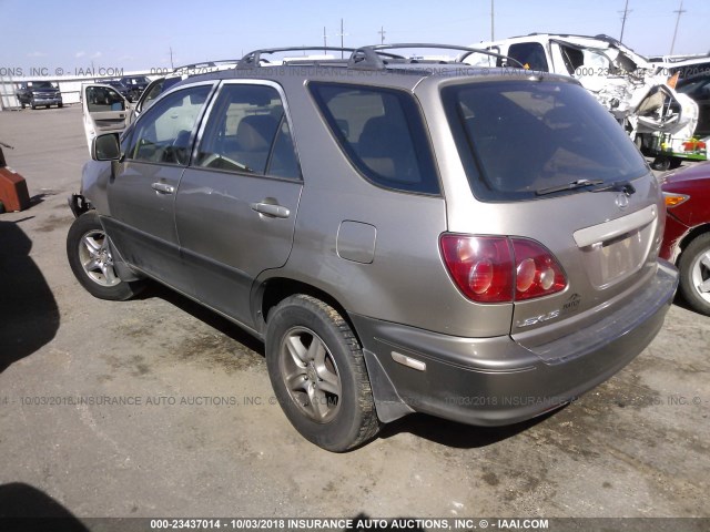 JT6HF10U9X0038452 - 1999 LEXUS RX 300 GOLD photo 3