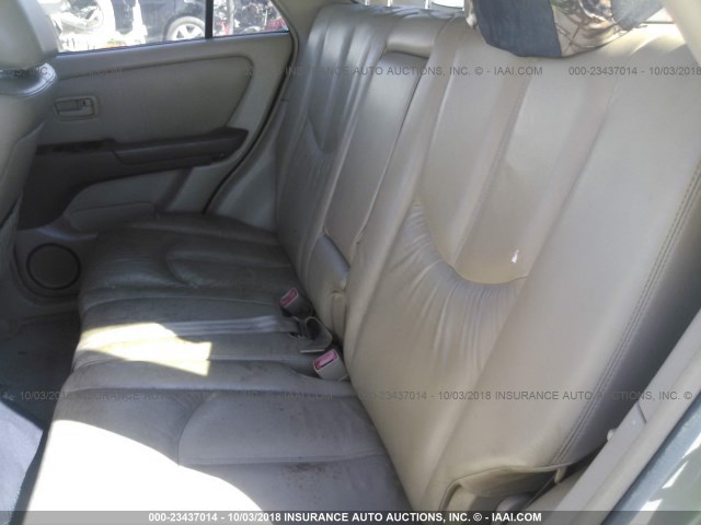 JT6HF10U9X0038452 - 1999 LEXUS RX 300 GOLD photo 8