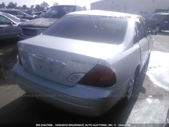 4T1BF28BX1U118880 - 2001 TOYOTA AVALON XL/XLS GRAY photo 4