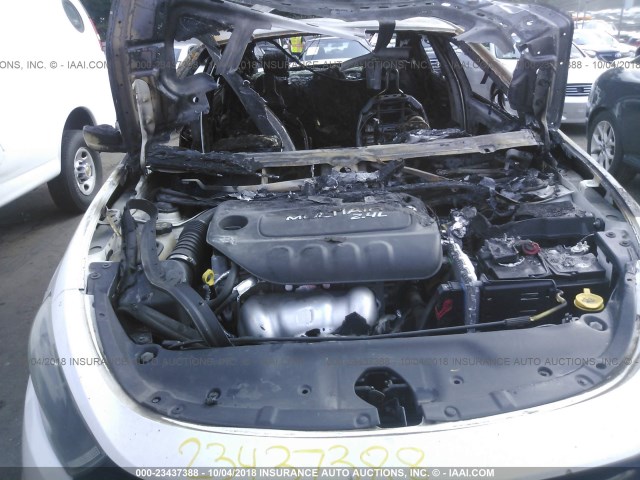 1C3CDFBB6ED697374 - 2014 DODGE DART SXT WHITE photo 6