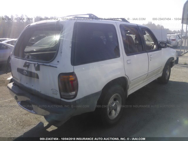 1FMZU73E61ZA20502 - 2001 FORD EXPLORER XLT WHITE photo 4