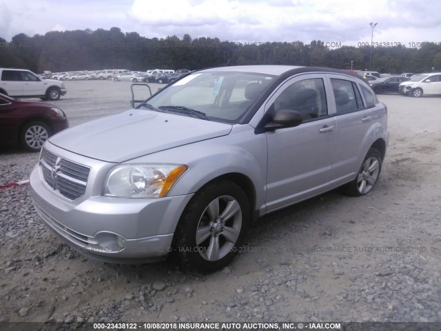 1B3CB3HA1BD294494 - 2011 DODGE CALIBER MAINSTREET SILVER photo 2