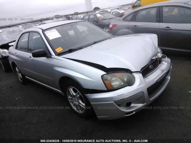 JF1GD67505H507583 - 2005 SUBARU IMPREZA RS SILVER photo 1