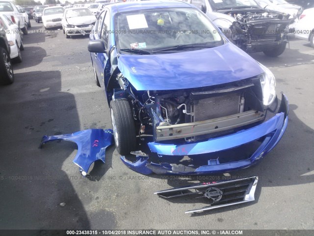 3N1CN7AP3FL937068 - 2015 NISSAN VERSA S/S PLUS/SV/SL BLUE photo 6