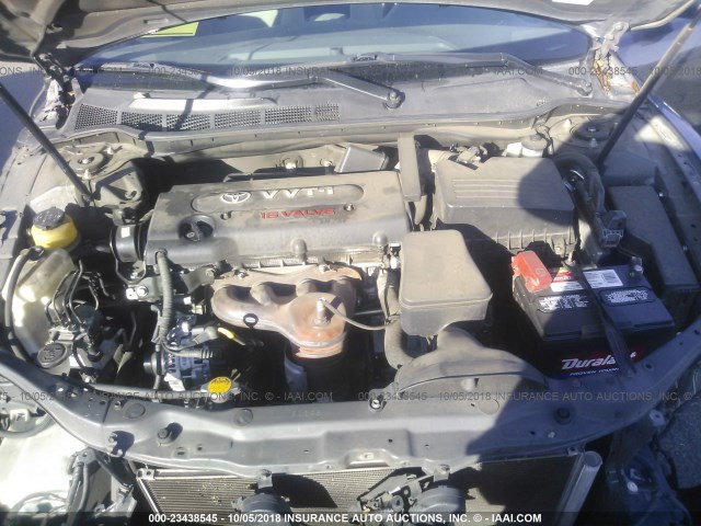 4T1BE46K27U042159 - 2007 TOYOTA CAMRY NEW GENERAT CE/LE/XLE/SE GRAY photo 10