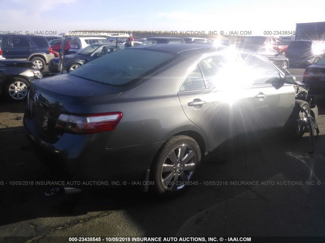 4T1BE46K27U042159 - 2007 TOYOTA CAMRY NEW GENERAT CE/LE/XLE/SE GRAY photo 4