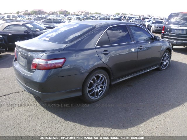 4T1BK46K67U534878 - 2007 TOYOTA CAMRY NEW GENERAT LE/XLE/SE GRAY photo 4