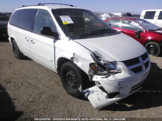 2D4GP24R55R106944 - 2005 DODGE GRAND CARAVAN SE WHITE photo 6