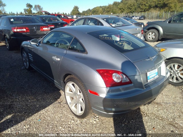 1C3AN69L14X003397 - 2004 CHRYSLER CROSSFIRE LIMITED SILVER photo 3