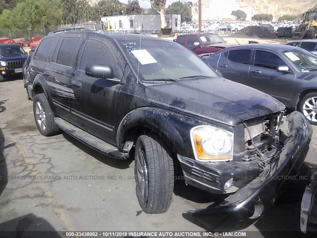 1D4HB58D24F173607 - 2004 DODGE DURANGO LIMITED BLACK photo 1