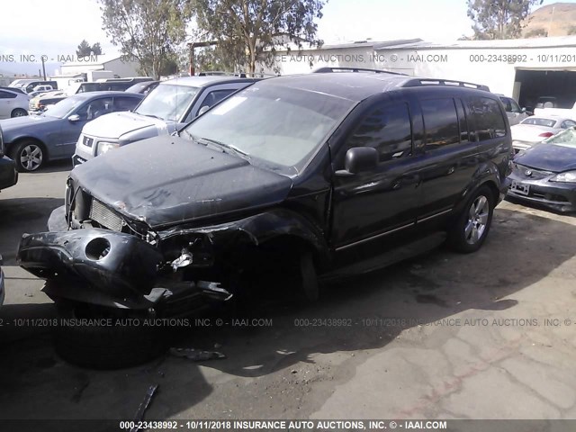 1D4HB58D24F173607 - 2004 DODGE DURANGO LIMITED BLACK photo 2