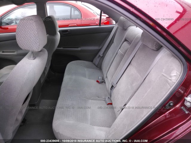 4T1BE32K84U360699 - 2004 TOYOTA CAMRY LE/XLE/SE MAROON photo 8