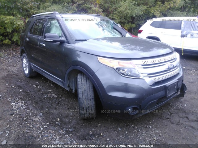 1FM5K8D84FGC50156 - 2015 FORD EXPLORER XLT BLACK photo 1