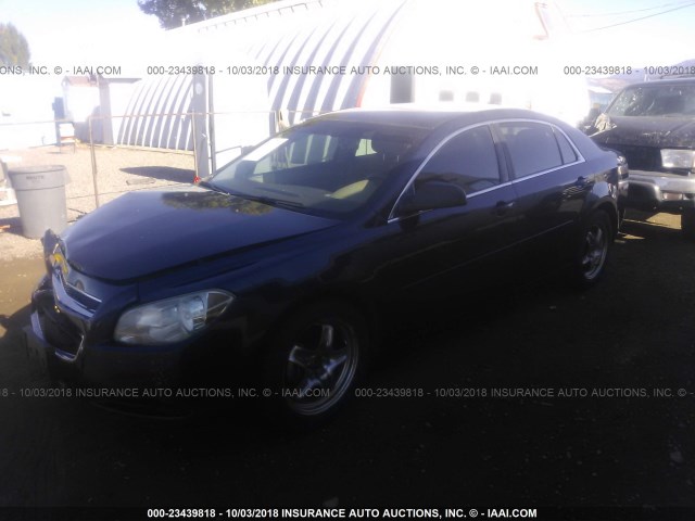 1G1ZB5E0XCF245714 - 2012 CHEVROLET MALIBU LS ლურჯი ფოტო 2