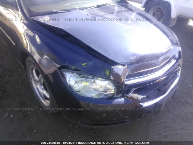 1G1ZB5E0XCF245714 - 2012 CHEVROLET MALIBU LS ლურჯი ფოტო 6