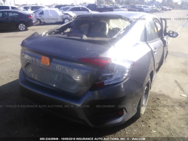 19XFC2F55GE216167 - 2016 HONDA CIVIC LX GRAY photo 4