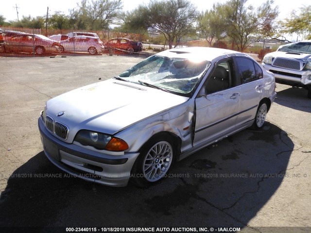 WBAAM5330XFR11526 - 1999 BMW 328 I AUTOMATIC SILVER photo 2