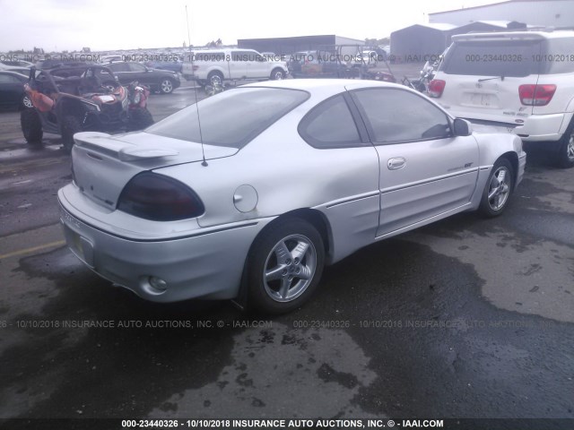 1G2NW12E11M643345 - 2001 PONTIAC GRAND AM GT SILVER photo 4