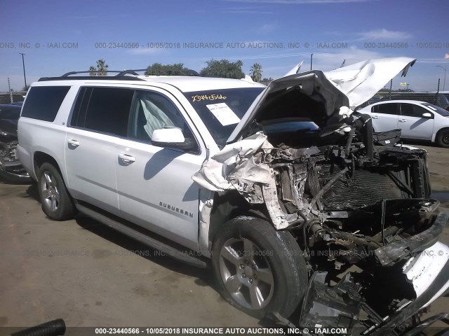 1GNSCGKC9GR396328 - 2016 CHEVROLET SUBURBAN C1500  LS WHITE photo 1