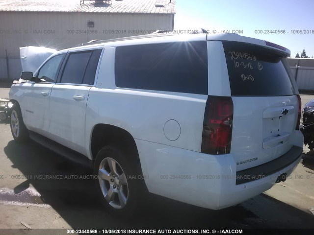 1GNSCGKC9GR396328 - 2016 CHEVROLET SUBURBAN C1500  LS WHITE photo 3