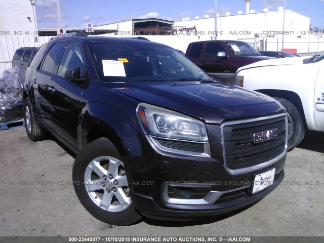 1GKKRPKDXFJ143911 - 2015 GMC ACADIA SLE PURPLE photo 1