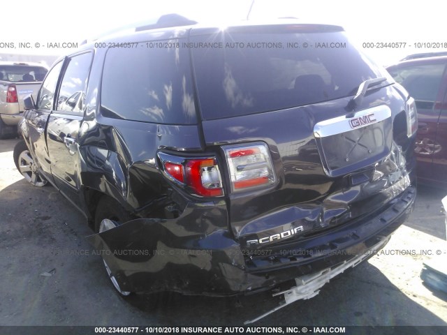 1GKKRPKDXFJ143911 - 2015 GMC ACADIA SLE PURPLE photo 3