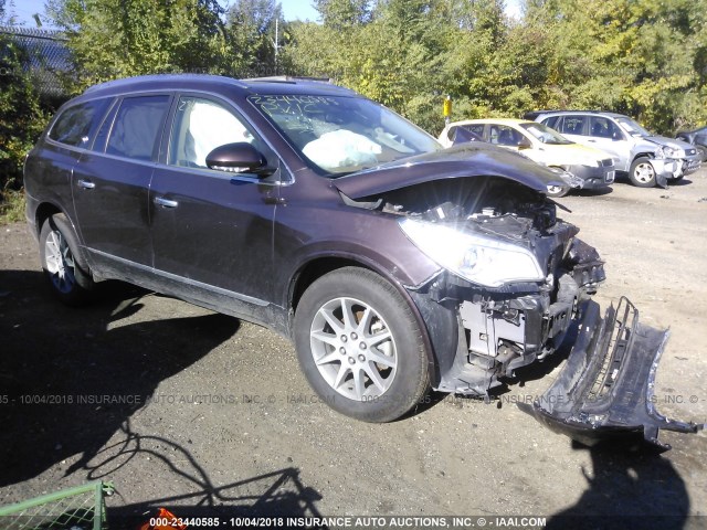 5GAKVBKD0GJ316106 - 2016 BUICK ENCLAVE PURPLE photo 1