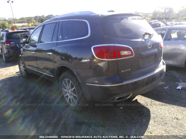 5GAKVBKD0GJ316106 - 2016 BUICK ENCLAVE PURPLE photo 3