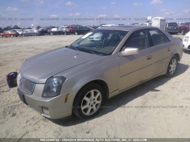 1G6DP577060185854 - 2006 CADILLAC CTS HI FEATURE V6 GRAY photo 2