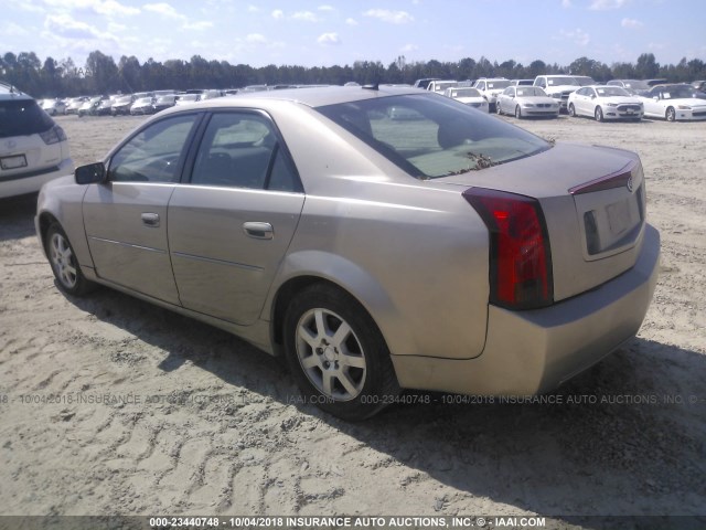 1G6DP577060185854 - 2006 CADILLAC CTS HI FEATURE V6 GRAY photo 3