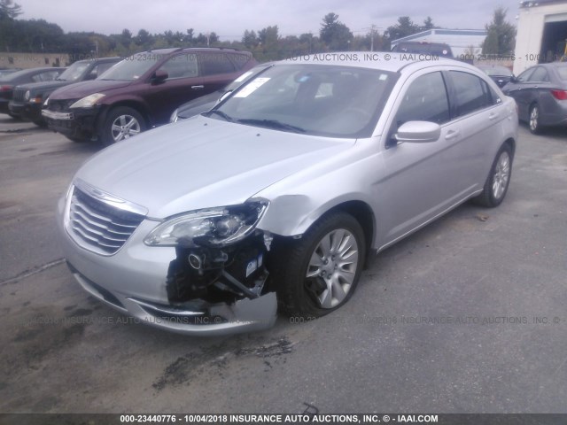 1C3CCBAB2CN321050 - 2012 CHRYSLER 200 LX SILVER photo 2