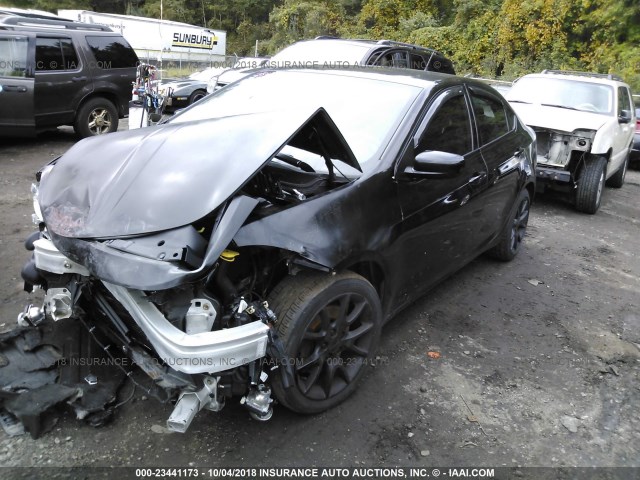 1C3CDFBA3DD178806 - 2013 DODGE DART SXT BLACK photo 2