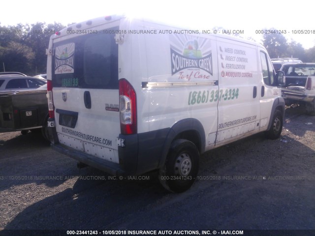 3C6TRVAG3FE503721 - 2015 RAM PROMASTER 1500 1500 STANDARD WHITE photo 4