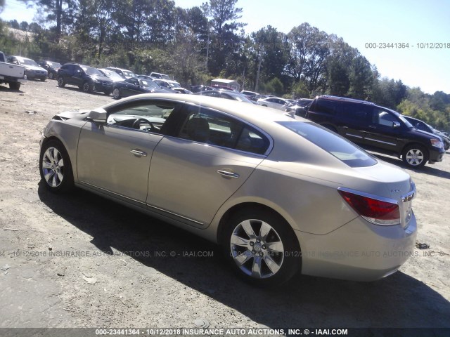 1G4GE5EV8AF154077 - 2010 BUICK LACROSSE CXS GOLD photo 3