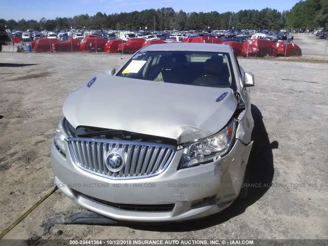 1G4GE5EV8AF154077 - 2010 BUICK LACROSSE CXS GOLD photo 6