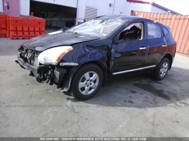 JN8AS5MV4BW264697 - 2011 NISSAN ROGUE S/SV/KROM BLACK photo 2