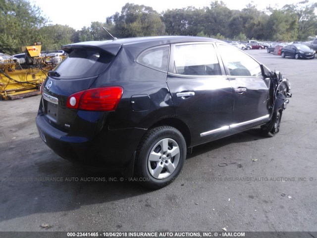 JN8AS5MV4BW264697 - 2011 NISSAN ROGUE S/SV/KROM BLACK photo 4