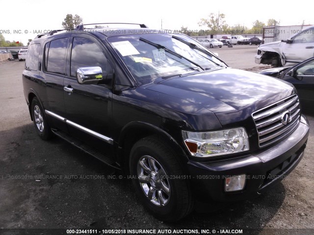 5N3AA08C96N814291 - 2006 INFINITI QX56 BLACK photo 1