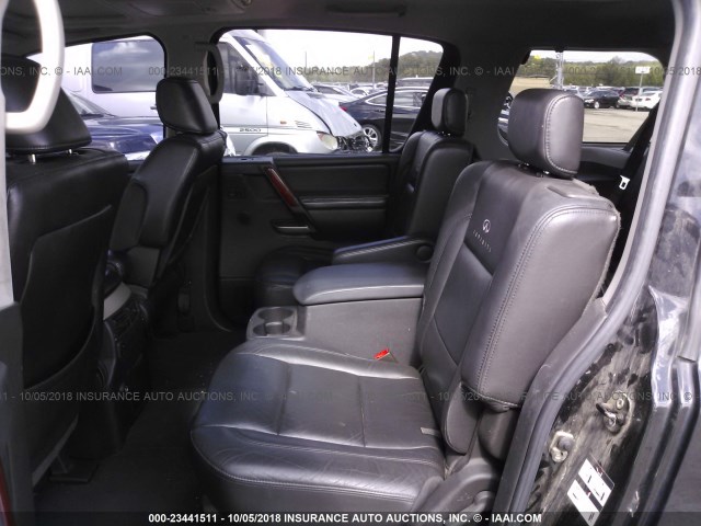 5N3AA08C96N814291 - 2006 INFINITI QX56 BLACK photo 8