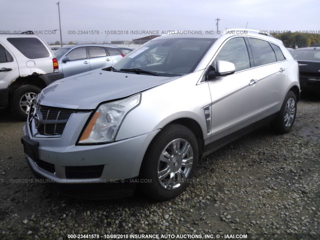 3GYFNDEY0BS609936 - 2011 CADILLAC SRX LUXURY COLLECTION SILVER photo 2