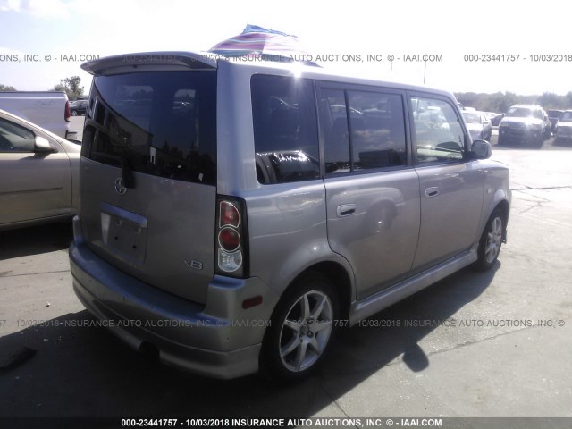 JTLKT324250207275 - 2005 TOYOTA SCION XB Күміс фото 4