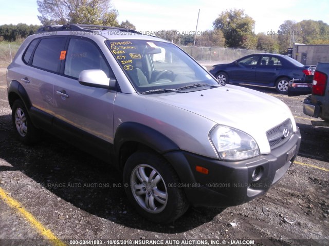 KM8JN72D26U341461 - 2006 HYUNDAI TUCSON GLS/LIMITED ვერცხლისფერი ფოტო 1