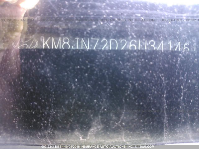 KM8JN72D26U341461 - 2006 HYUNDAI TUCSON GLS/LIMITED ვერცხლისფერი ფოტო 9