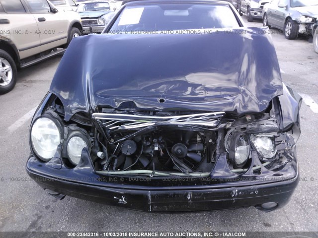 WDBLK70G43T138607 - 2003 MERCEDES-BENZ CLK 430 BLACK photo 6