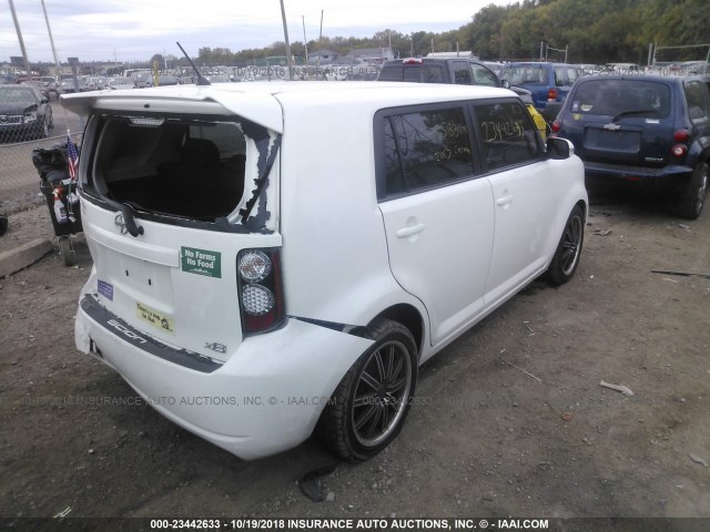 JTLKE50E091068622 - 2009 TOYOTA SCION XB Ақ фото 4