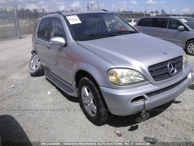 4JGAB57E45A533611 - 2005 MERCEDES-BENZ ML 350 SILVER photo 1