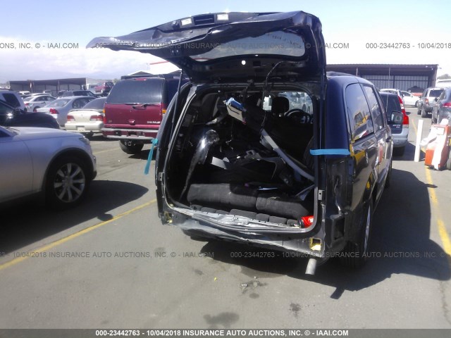 2C4RDGCG0FR652760 - 2015 DODGE GRAND CARAVAN SXT BLACK photo 6