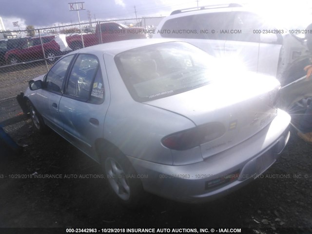 1G1JF524427471037 - 2002 CHEVROLET CAVALIER LS SILVER photo 3