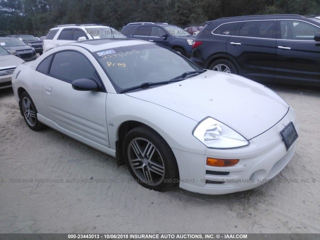 4A3AC74H84E037923 - 2004 MITSUBISHI ECLIPSE GTS WHITE photo 1